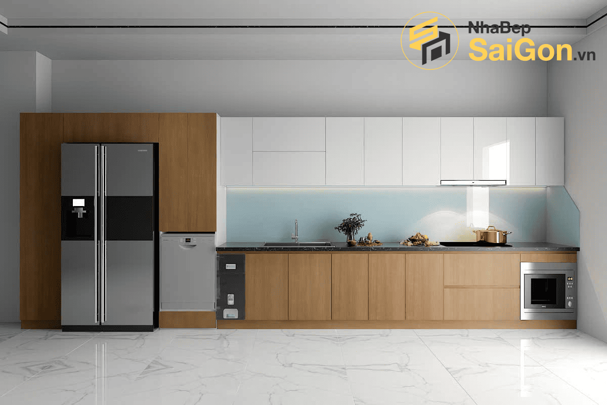 Tủ bếp chữ L - TBL019