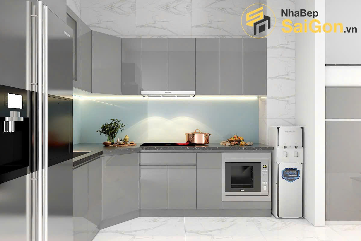 Tủ bếp chữ L - TBL039