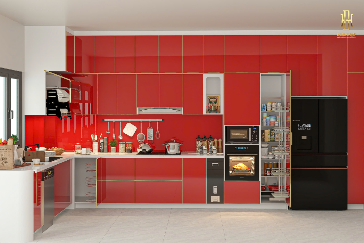 Tủ bếp chữ L - TBL041