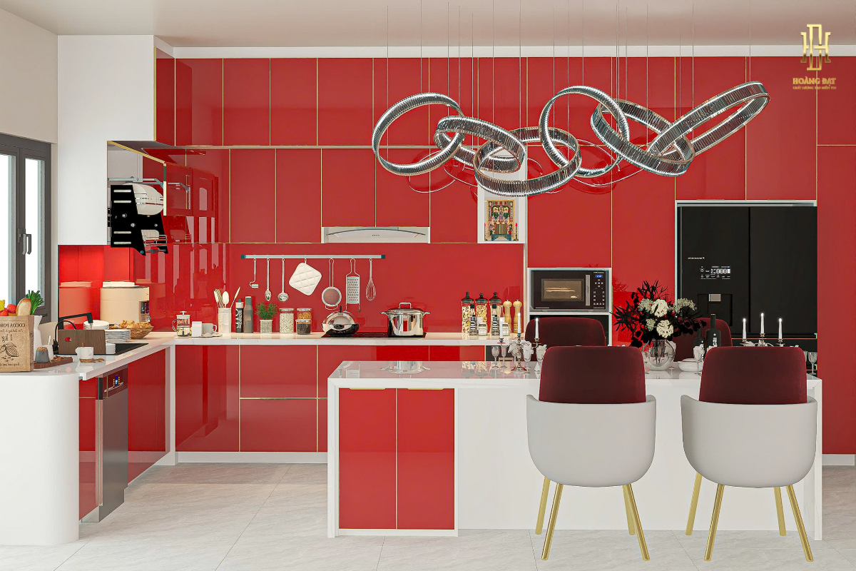 Tủ bếp chữ L - TBL041