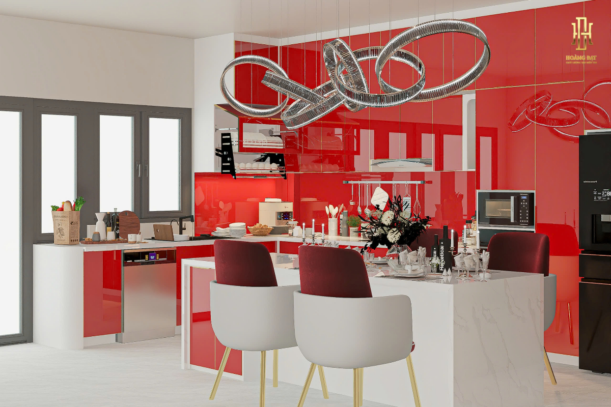 Tủ bếp chữ L - TBL041