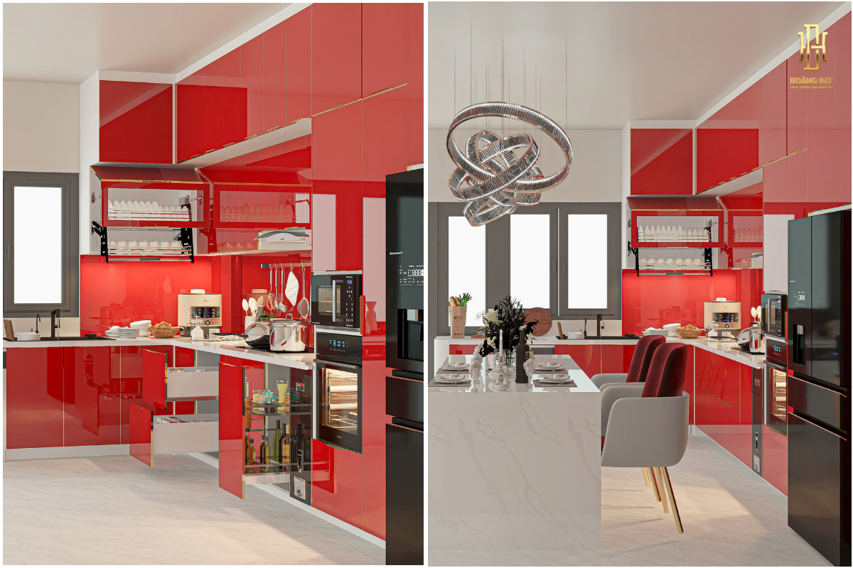 Tủ bếp chữ L - TBL041