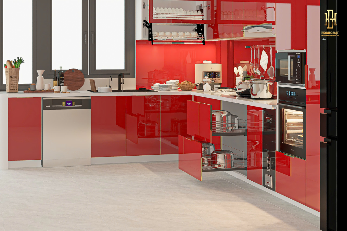 Tủ bếp chữ L - TBL041