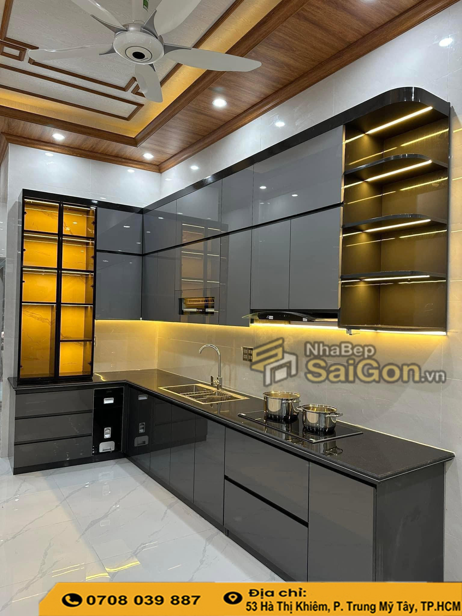 Thiết Kế Nội Thất Tủ Bếp Bình Chánh