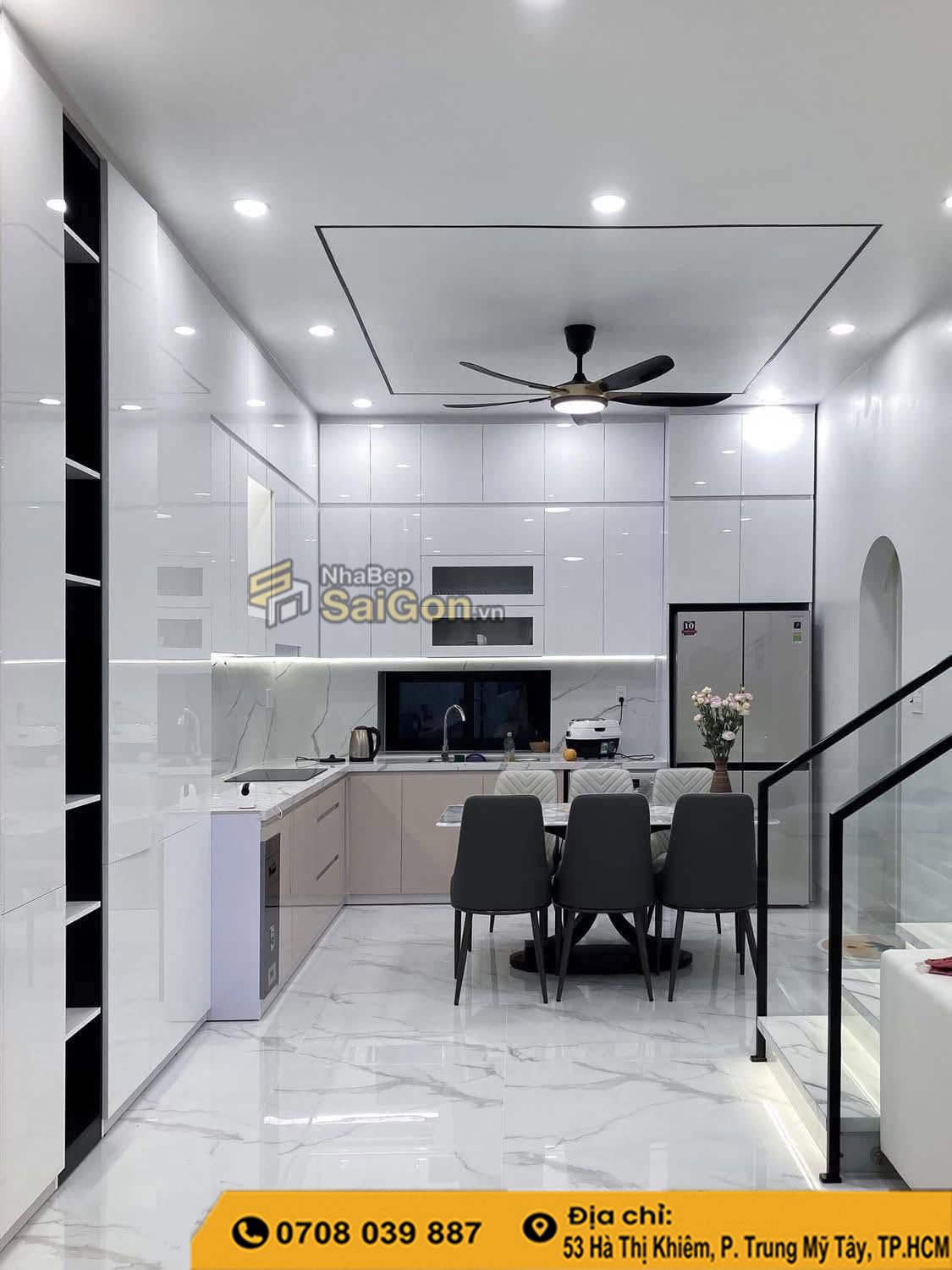 Thiết Kế Nội Thất Tủ Bếp Bình Chánh