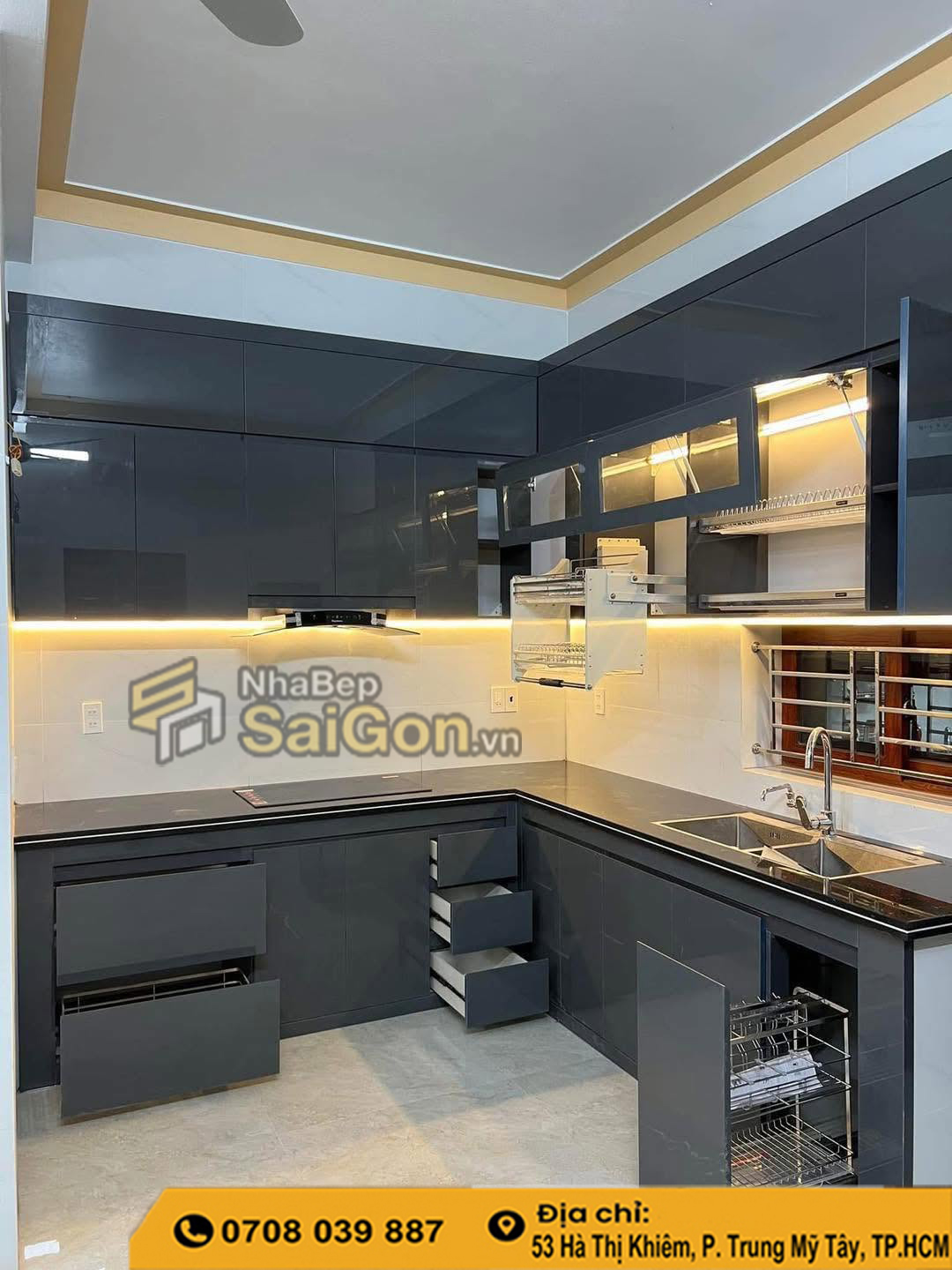 Thiết Kế Tủ Bếp Đẹp Bình Chánh