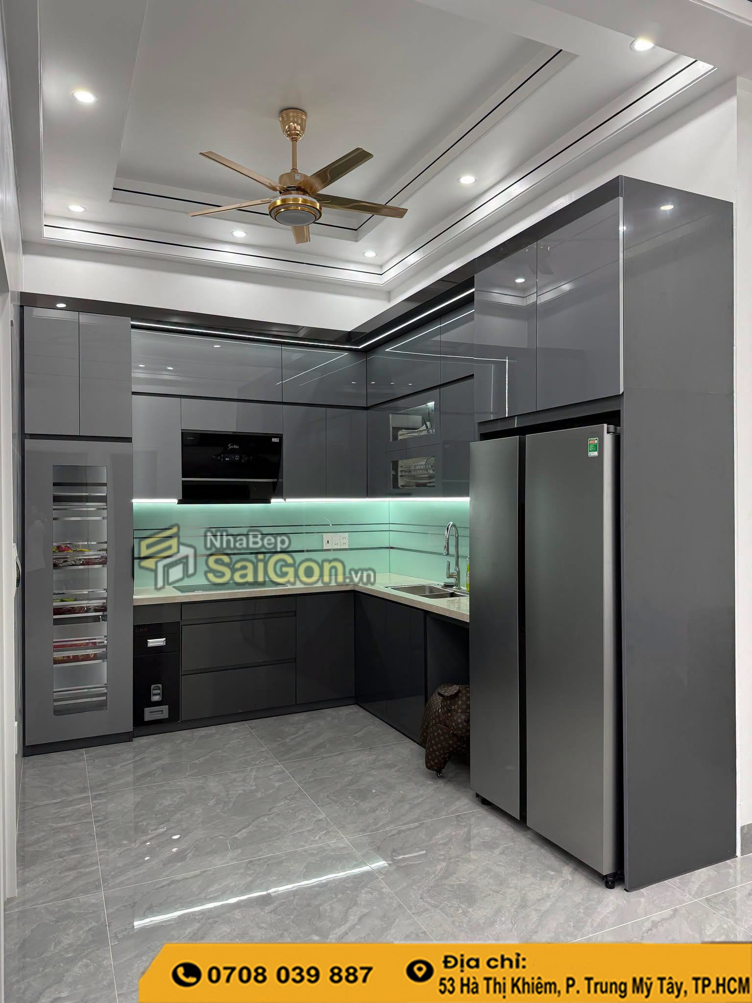Đơn Vị Thi Công Tủ Bếp Bình Chánh