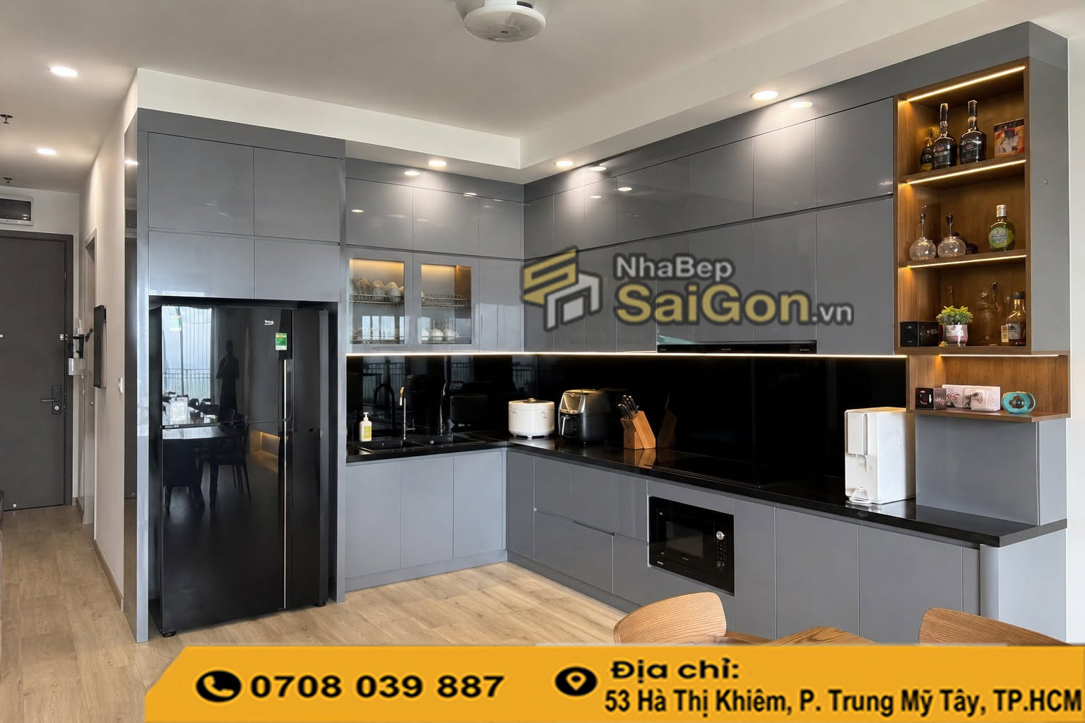 Thiết Kế Bếp Chung Cư