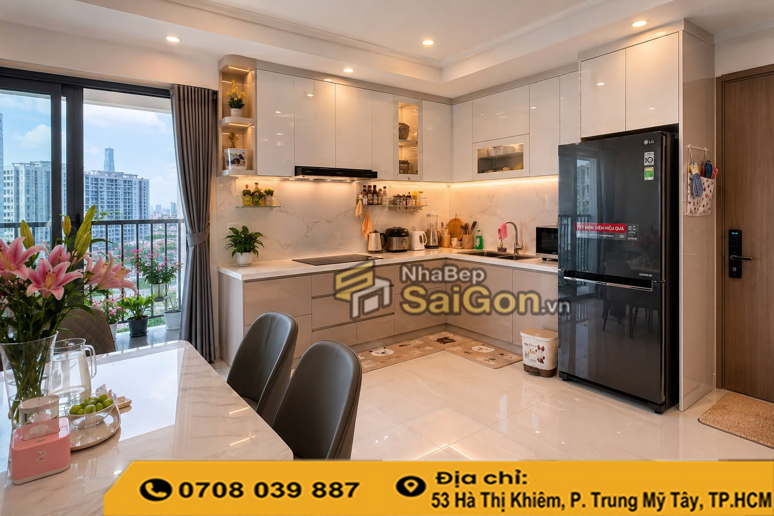 Thiết Kế Bếp Chung Cư