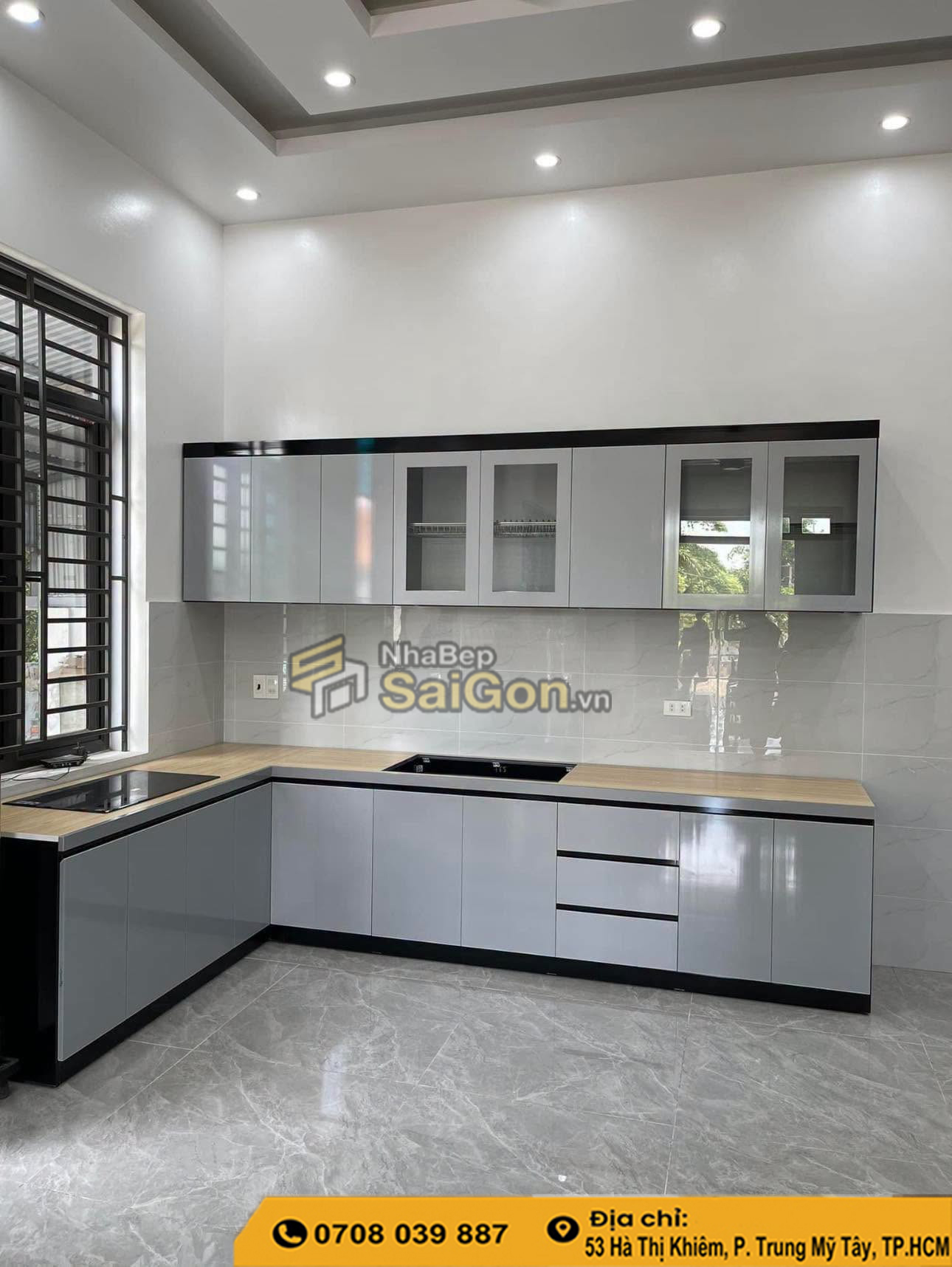 Thiết Kế Thi Công Tủ Bếp Bình Chánh