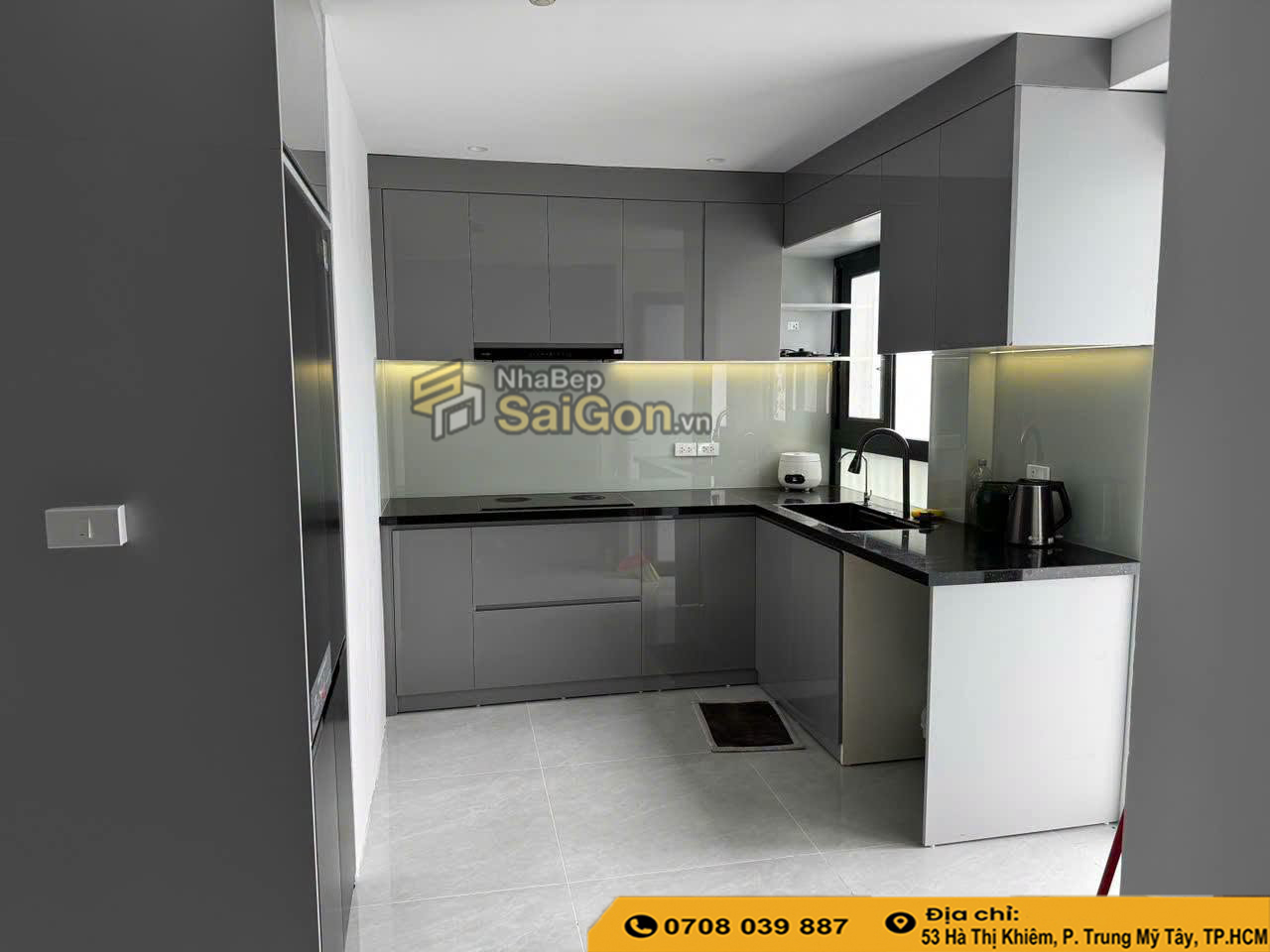 Thiết Kế Thi Công Tủ Bếp Bình Chánh