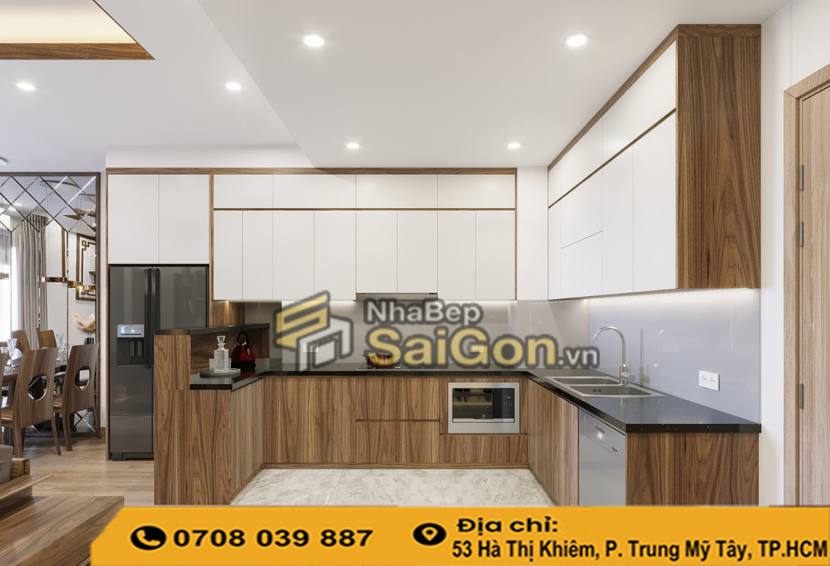 Đơn Vị Thi Công Tủ Bếp Chung Cư