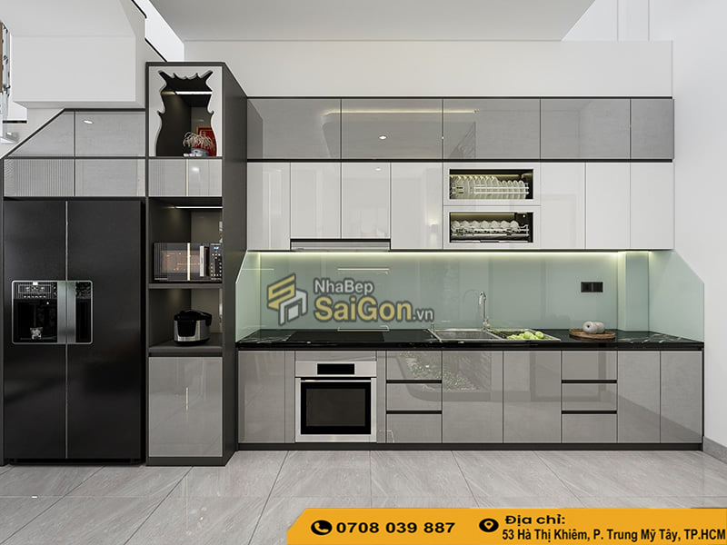 Tủ Bếp Chữ I Đẹp