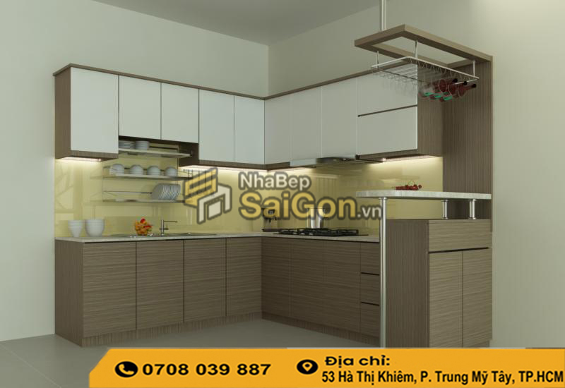 Thi Công Tủ Bếp Chung Cư