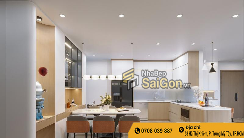 Đơn Vị Thi Công Tủ Bếp Chung Cư