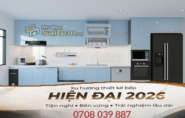 Tủ Bếp Chữ I Đẹp