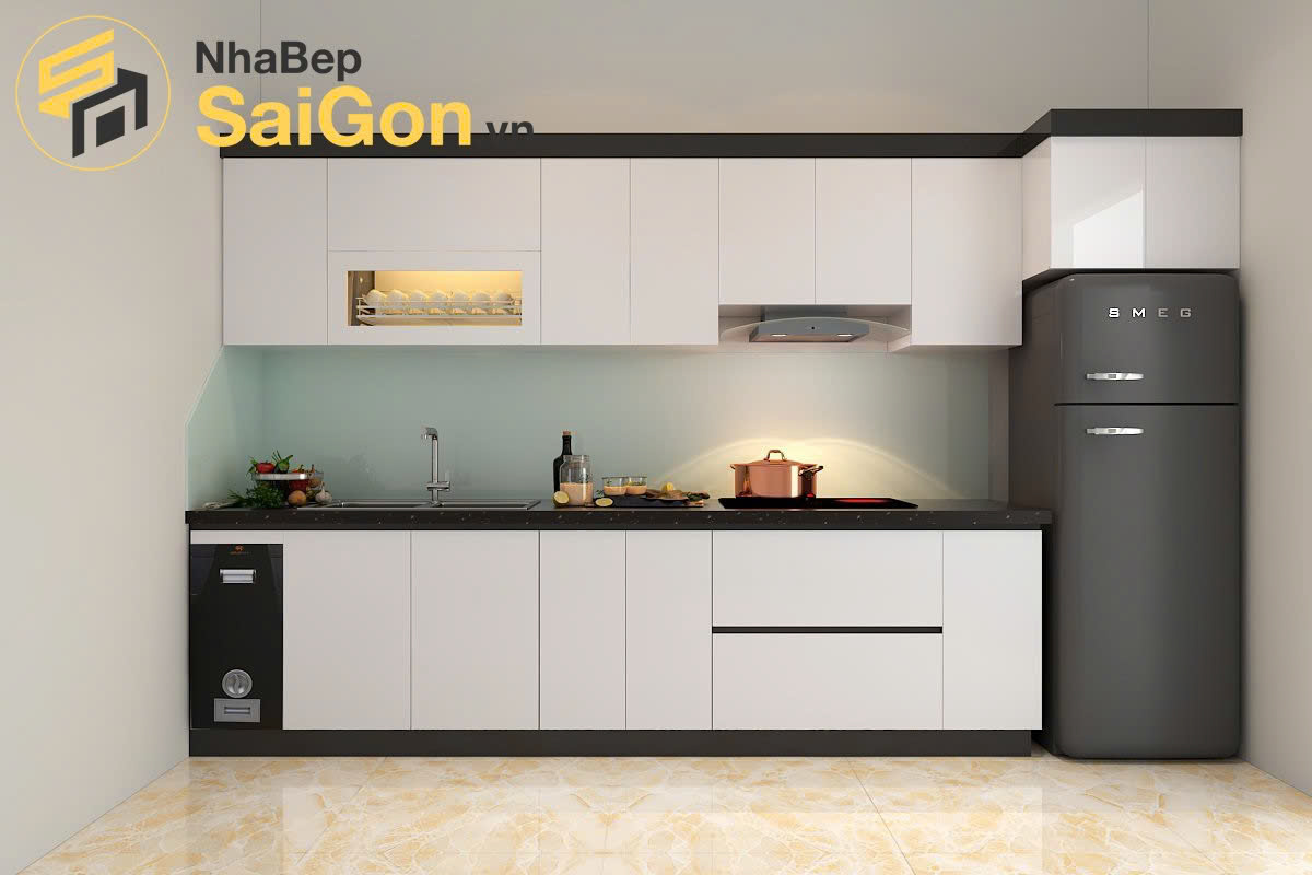 Tủ bếp chữ I – TBI004