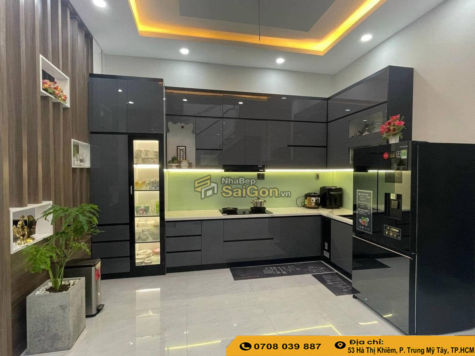 Gia Công Tủ Bếp MDF 