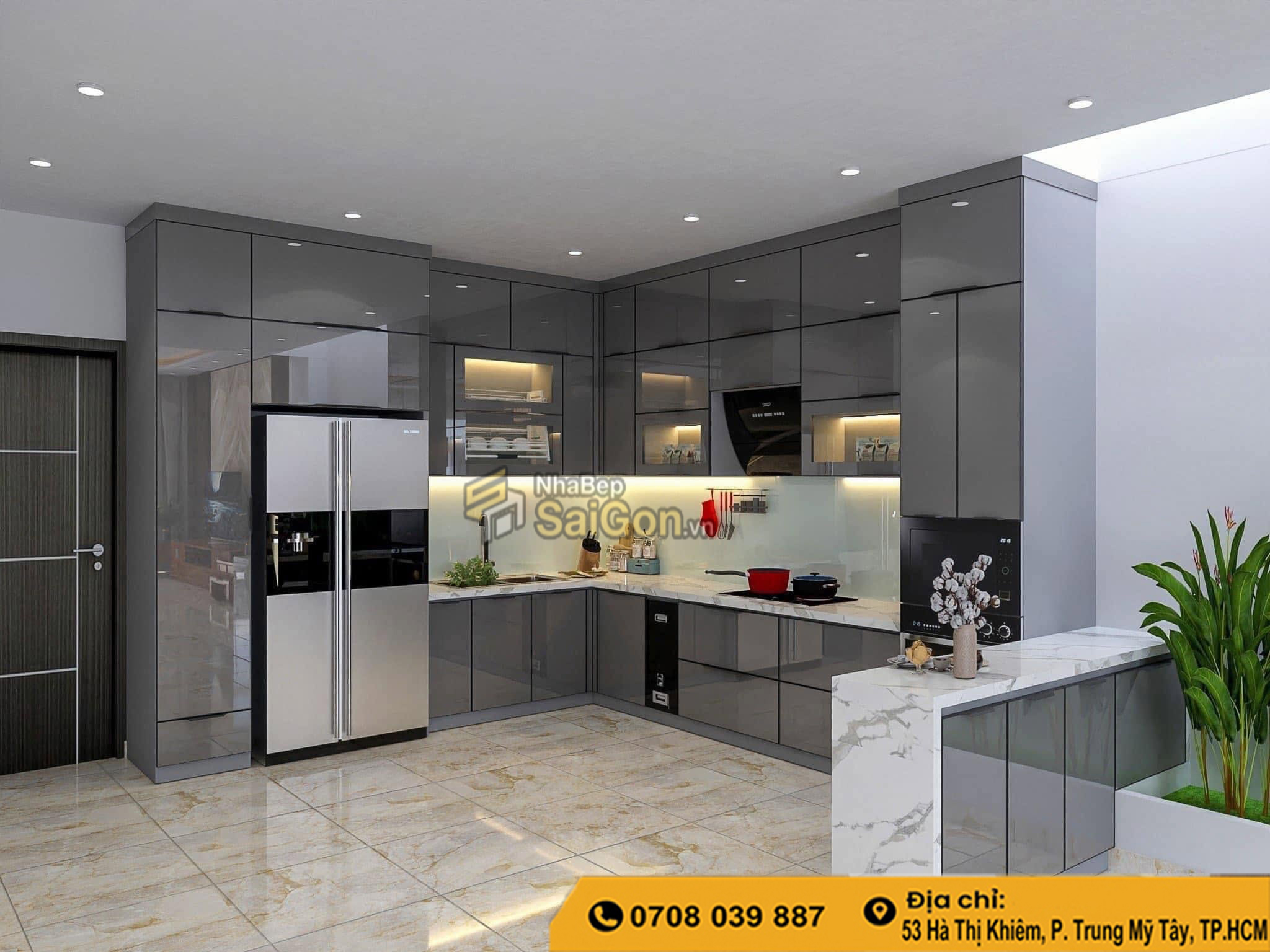 Gia Công Tủ Bếp Nhựa