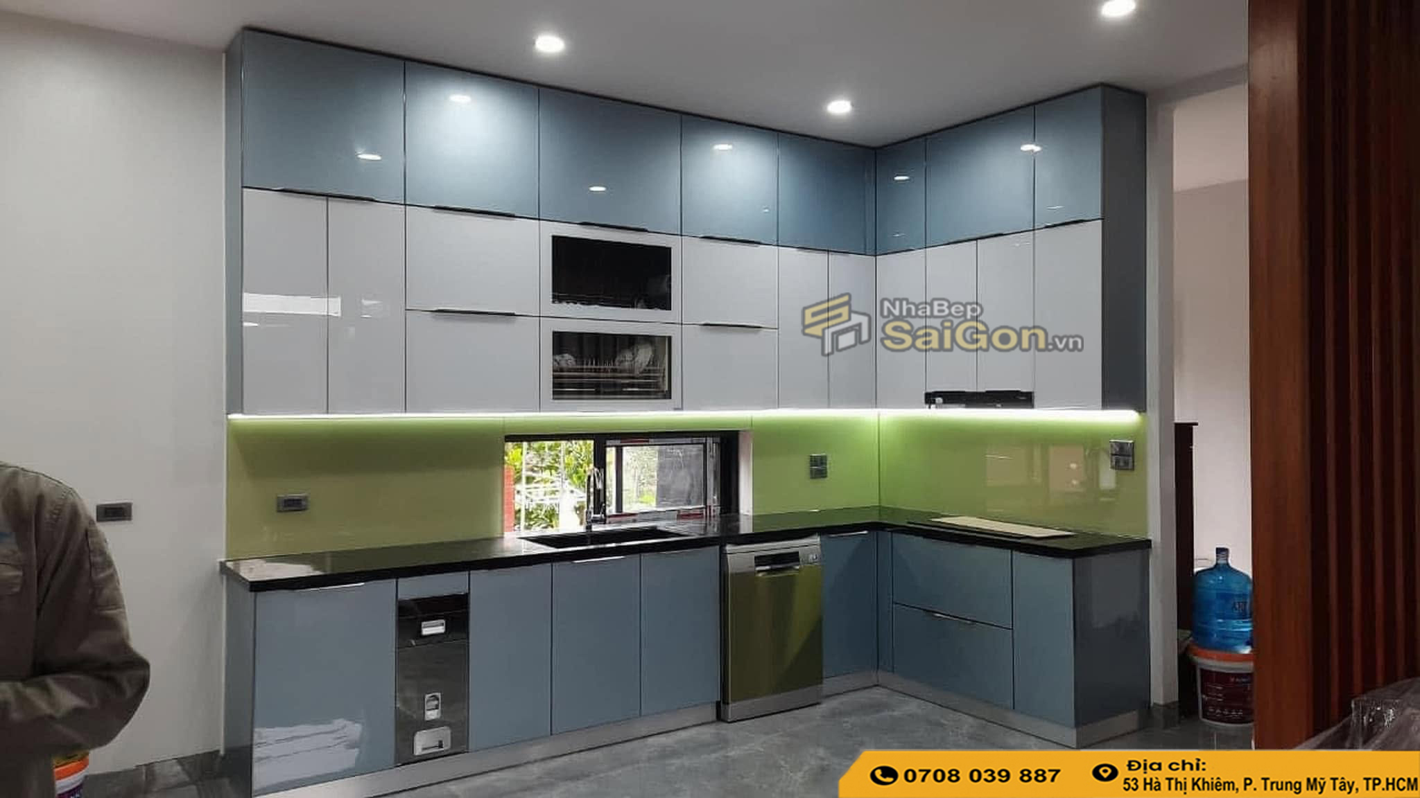 Gia Công Tủ Bếp MDF 