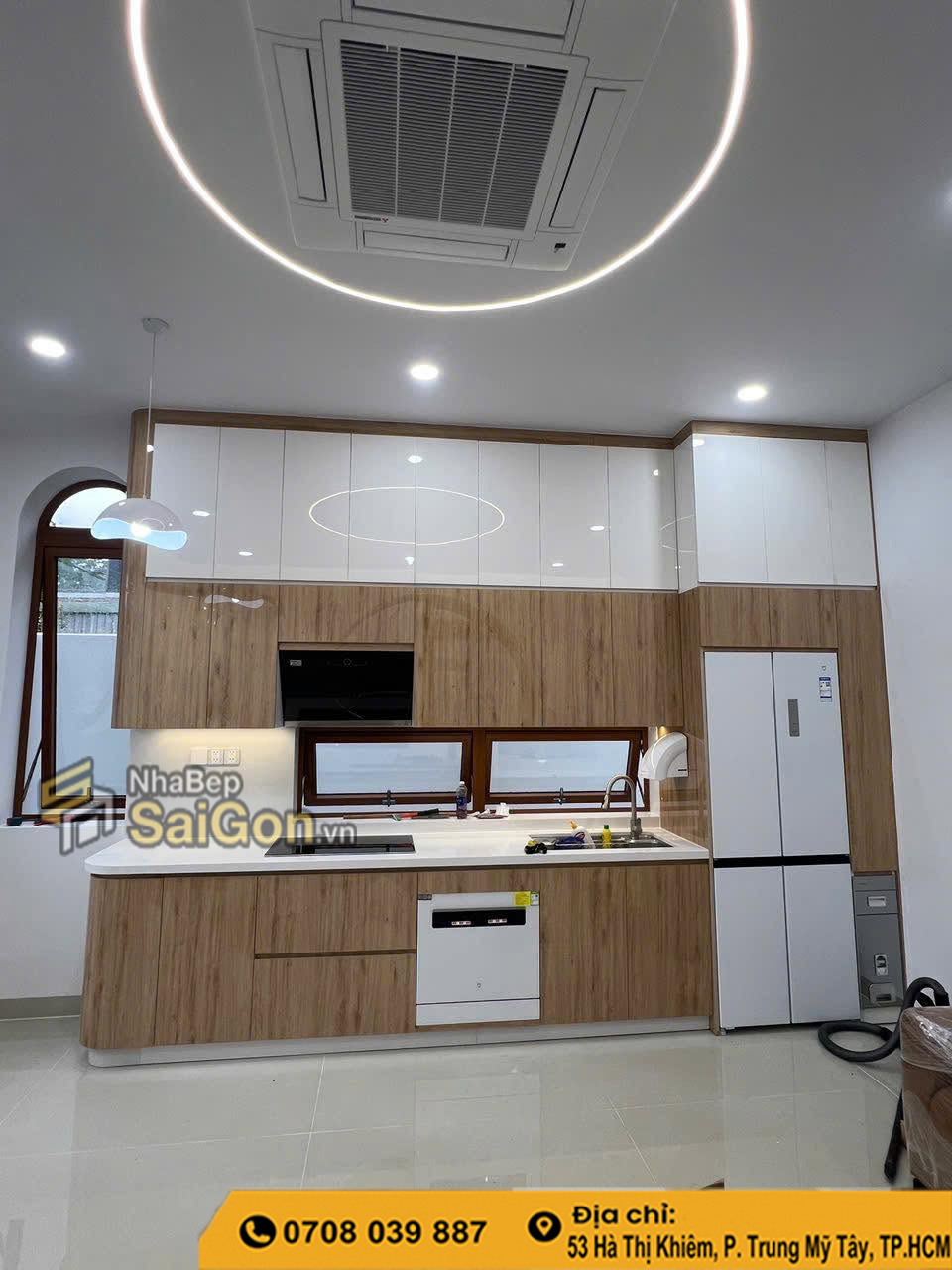 Xưởng Sản Xuất Tủ Bếp MDF Chống Ẩm