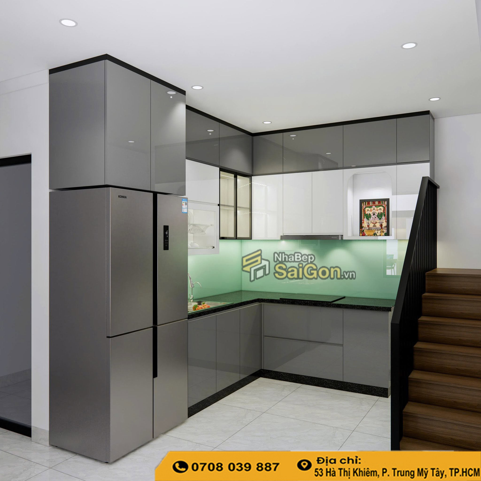 Xưởng Sản Xuất Tủ Bếp MDF Chống Ẩm