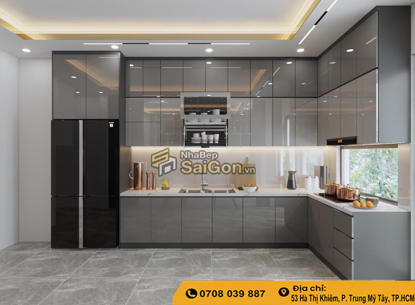 Xưởng Sản Xuất Tủ Bếp Acrylic
