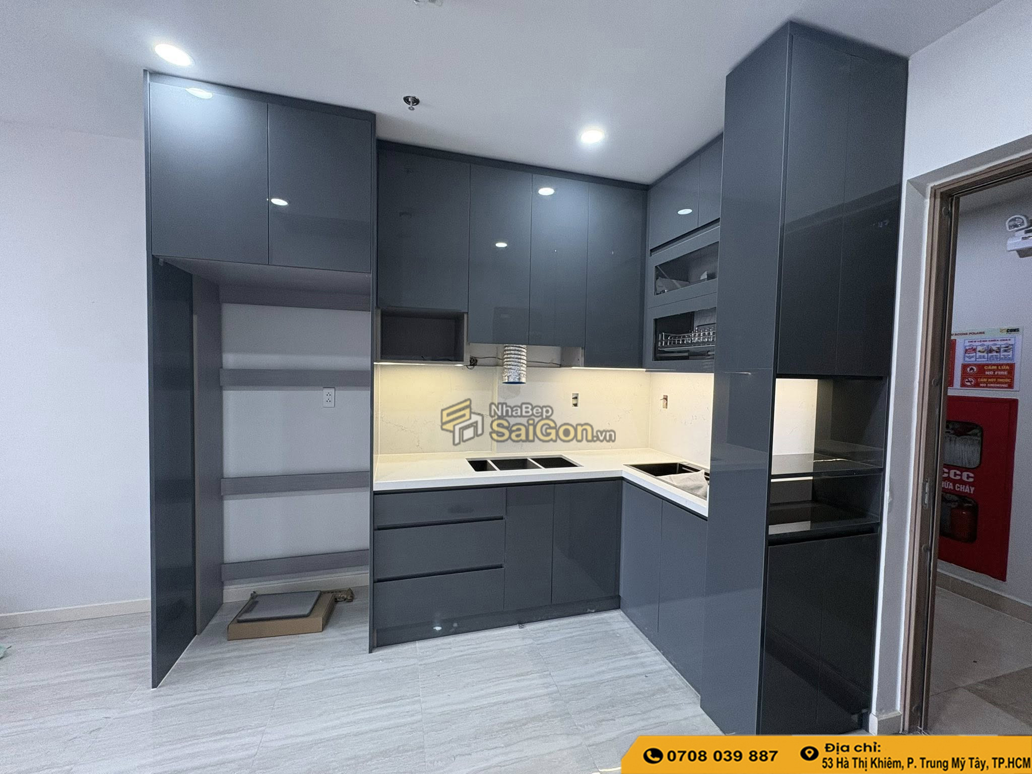 Đơn Vị Thi Công Tủ Bếp Uy Tín