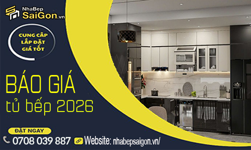 Báo Giá Tủ Bếp Mới Nhất 2026