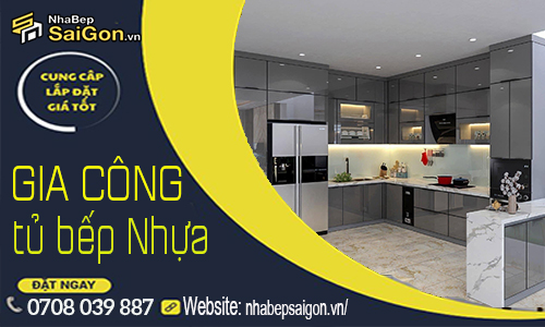 Gia Công Tủ Bếp Nhựa
