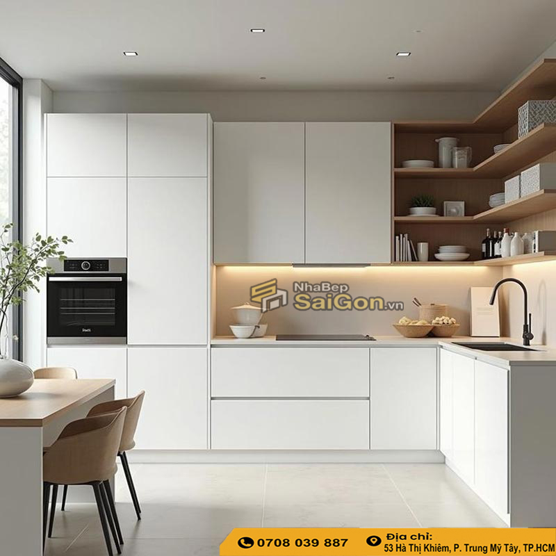 Xưởng thi công tủ bếp trọn gói