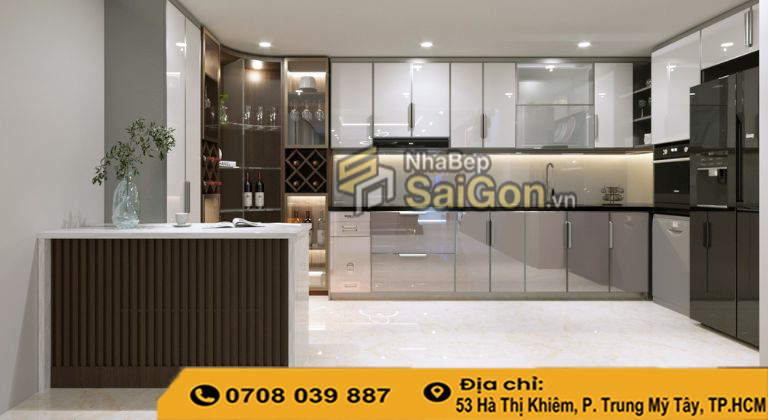 Đơn Vị Thi Công Tủ Bếp Uy Tín