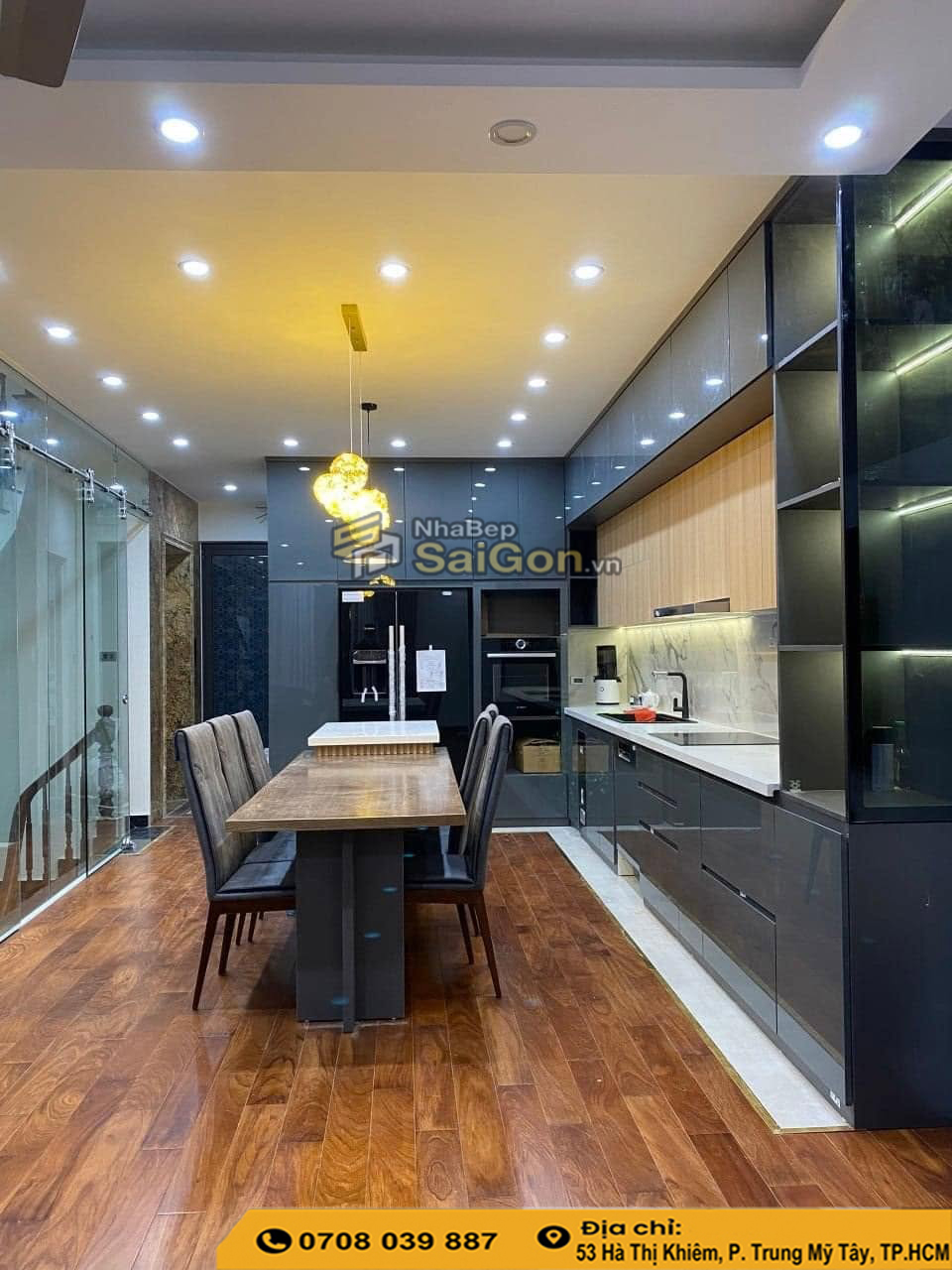 Đơn Vị Thi Công Tủ Bếp Uy Tín Hóc Môn