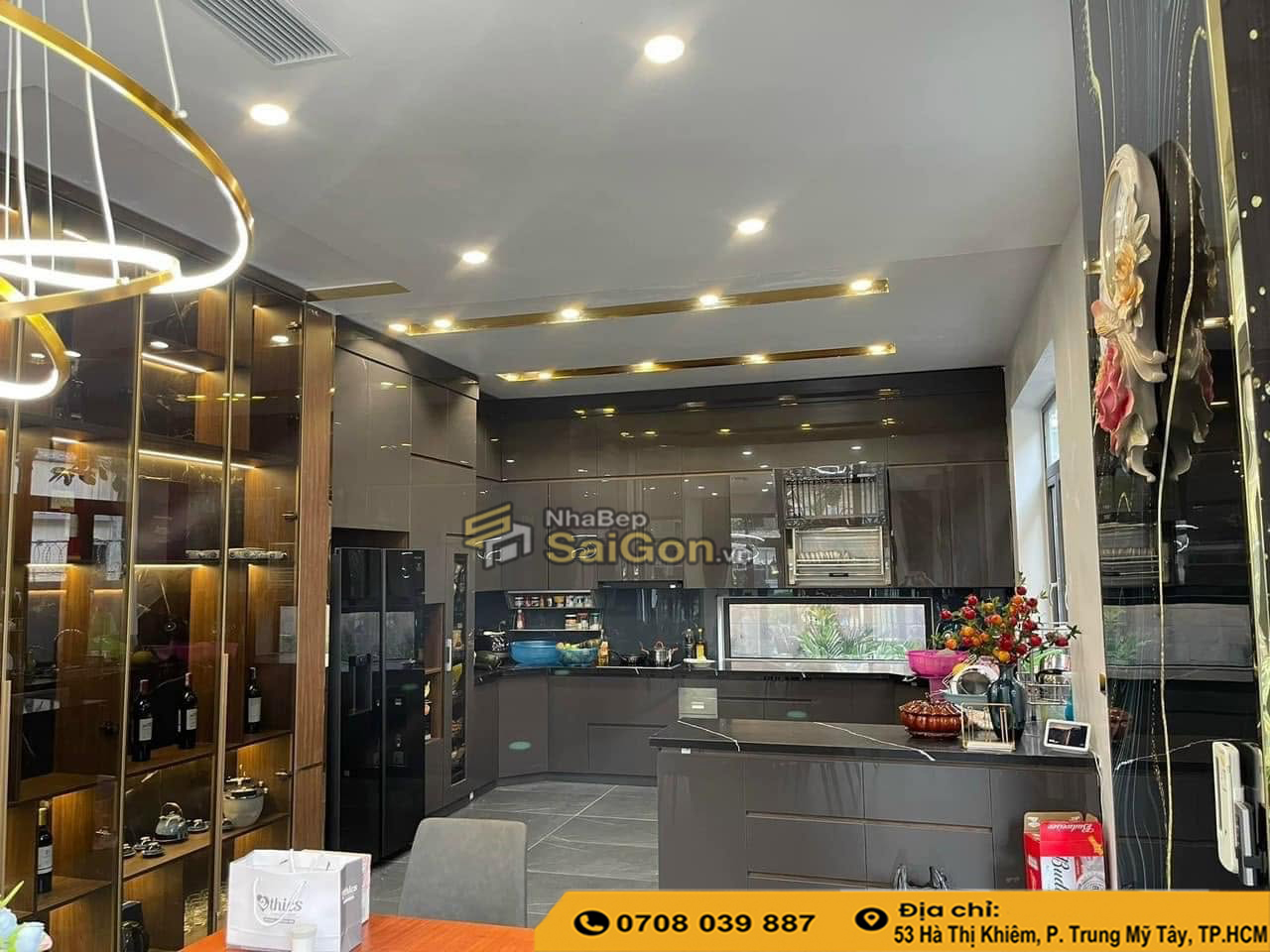 Thiết Kế Thi Công Tủ Bếp Hóc Môn Trọn Gói