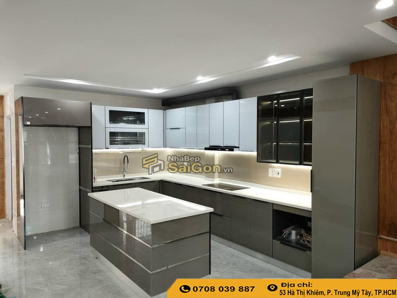 Thi Công Tủ Bếp Hóc Môn