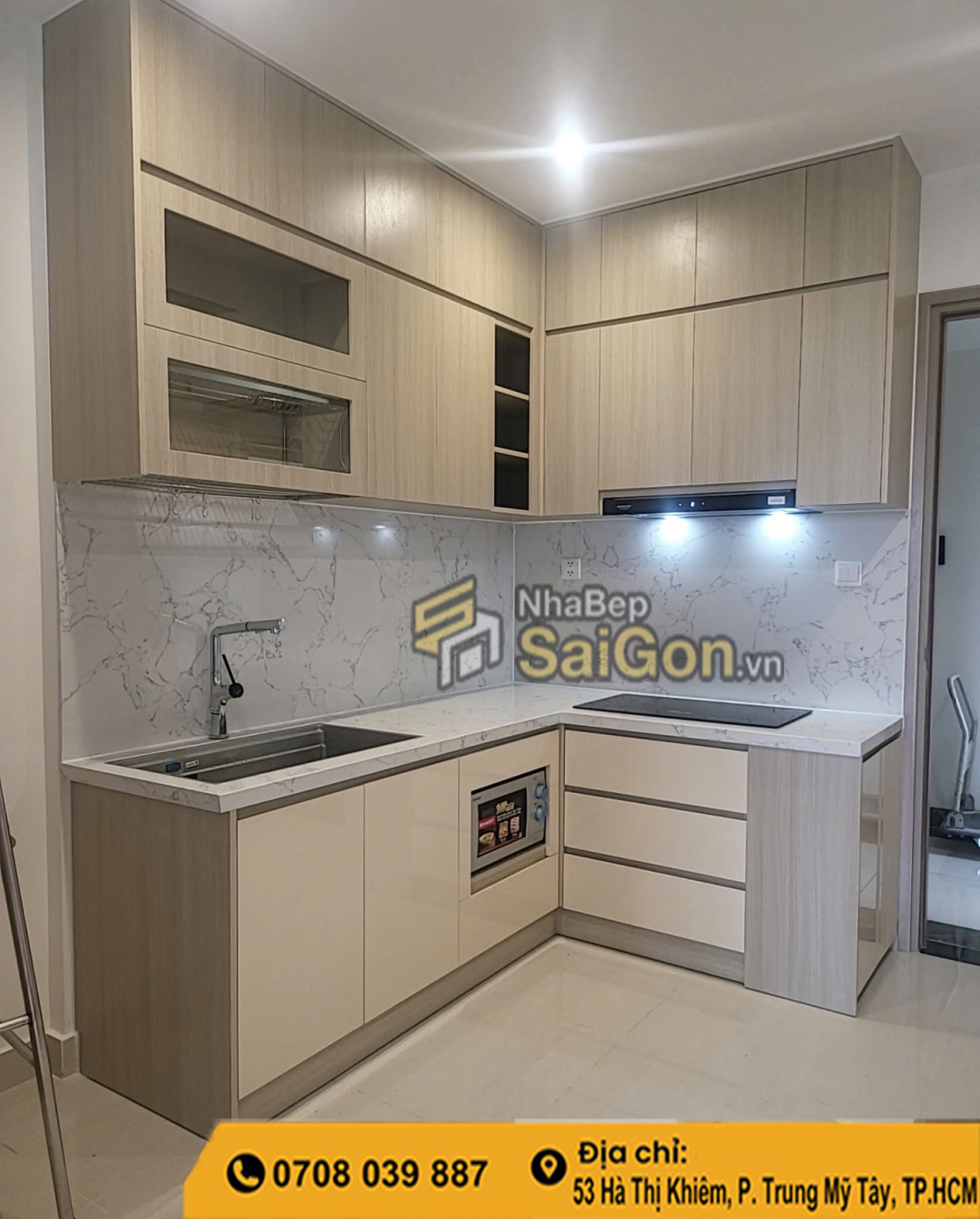 Thi Công Tủ Bếp Trọn Gói Hóc Môn