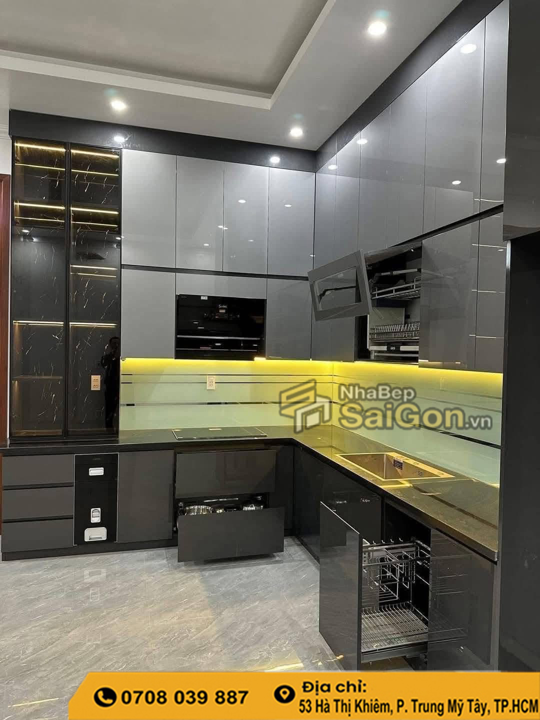 Thi Công Tủ Bếp Trọn Gói Hóc Môn