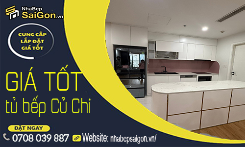 Thi Công Tủ Bếp Giá Rẻ Củ Chi