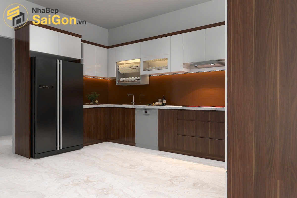 Tủ bếp chữ U – TBU002