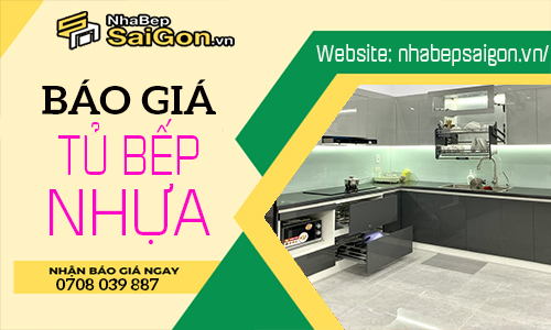 Đơn vị thi công tủ bếp nhựa
