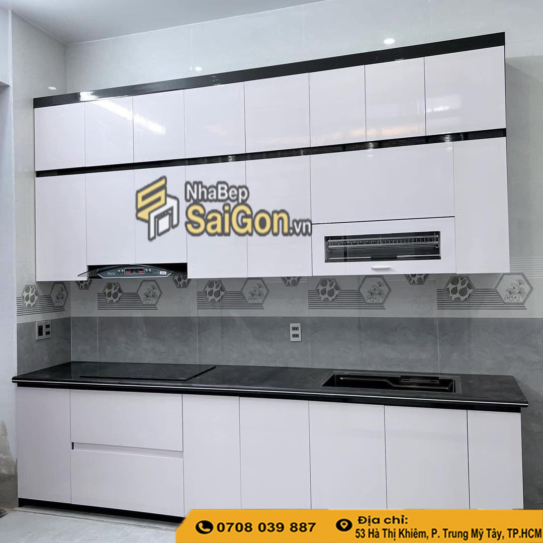 Thi công tủ bếp giá rẻ Quận 12