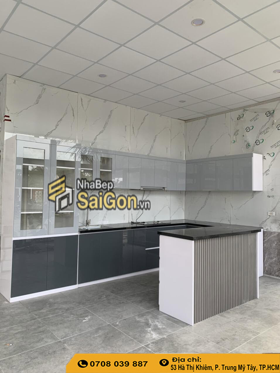 Thi công tủ bếp giá rẻ Quận 12