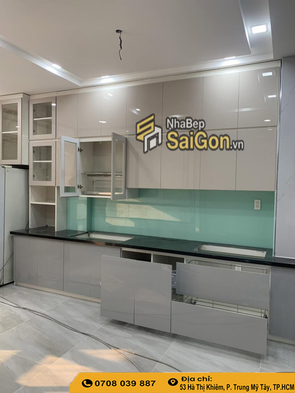 Thi công tủ bếp giá rẻ Quận 12