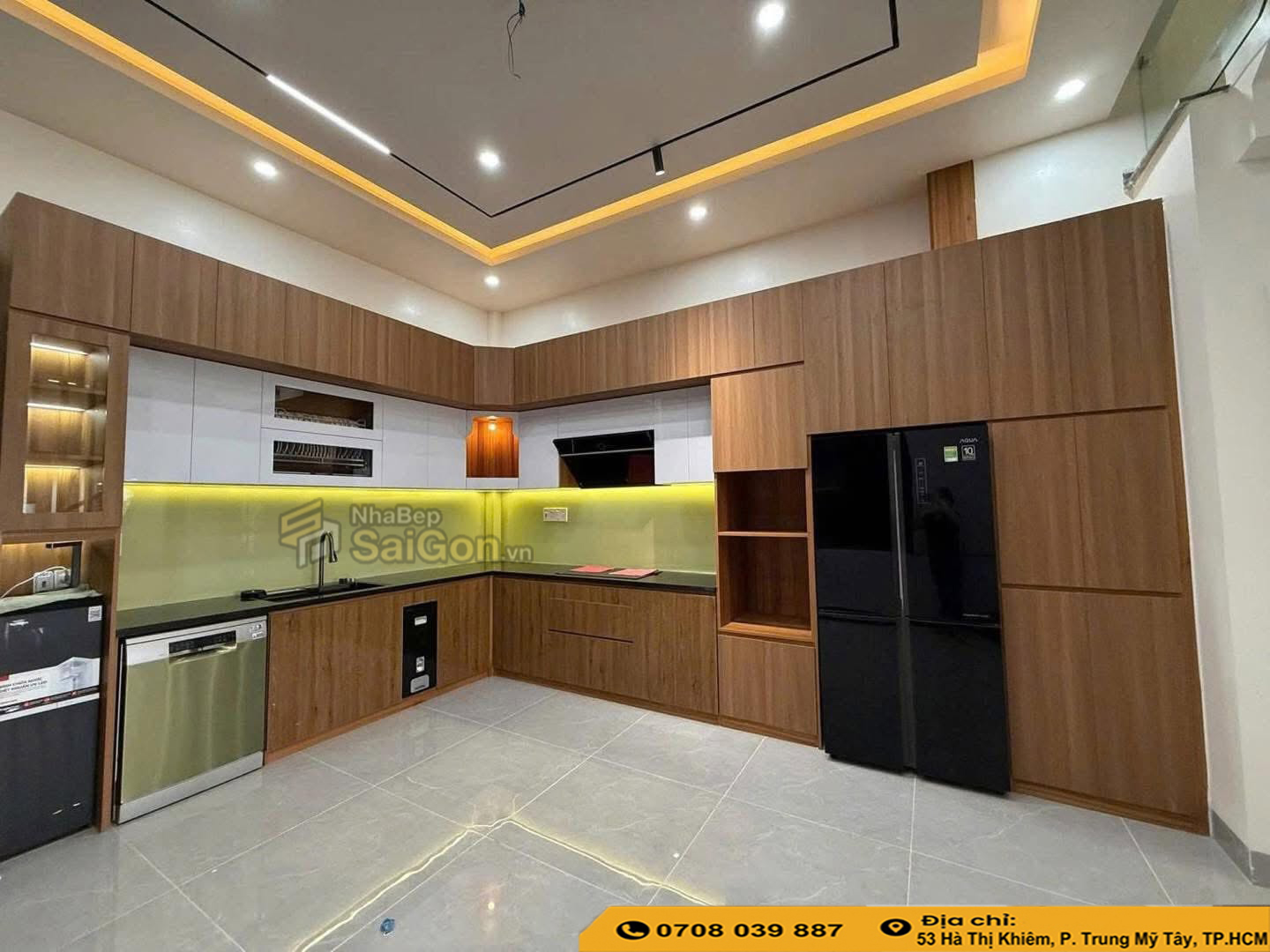 Thi công tủ bếp nhựa Bình Dương