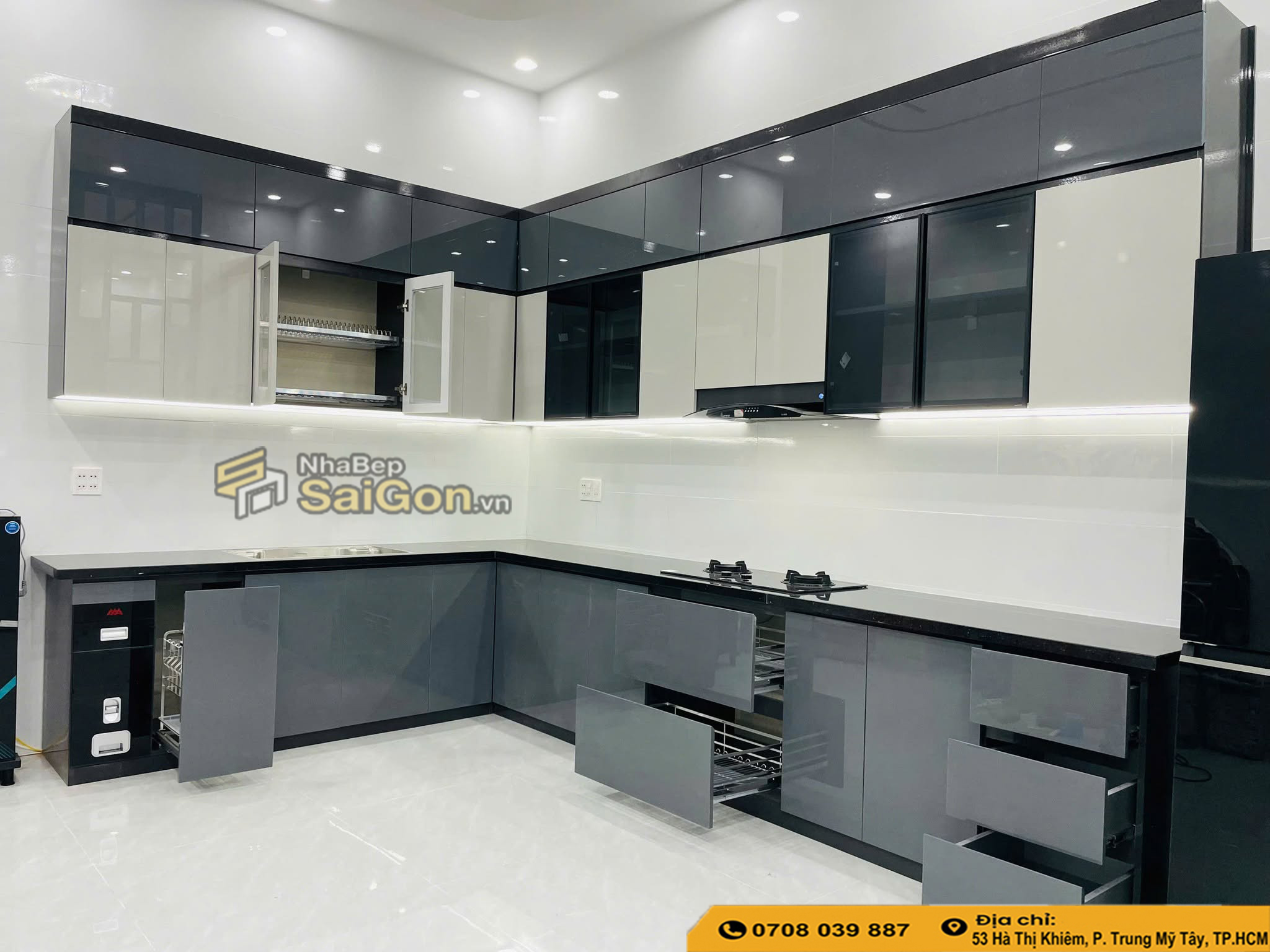 Tủ bếp nhựa giá dưới 30 triệu