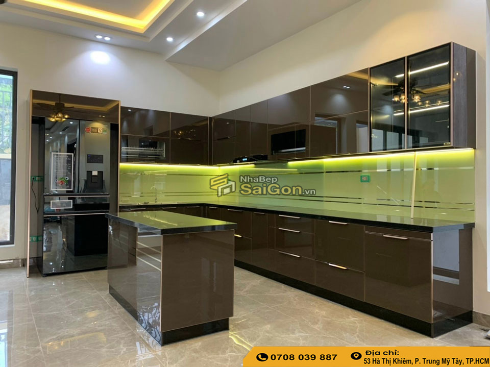 Tủ Bếp Inox Cánh Kính Giá Bao Nhiêu