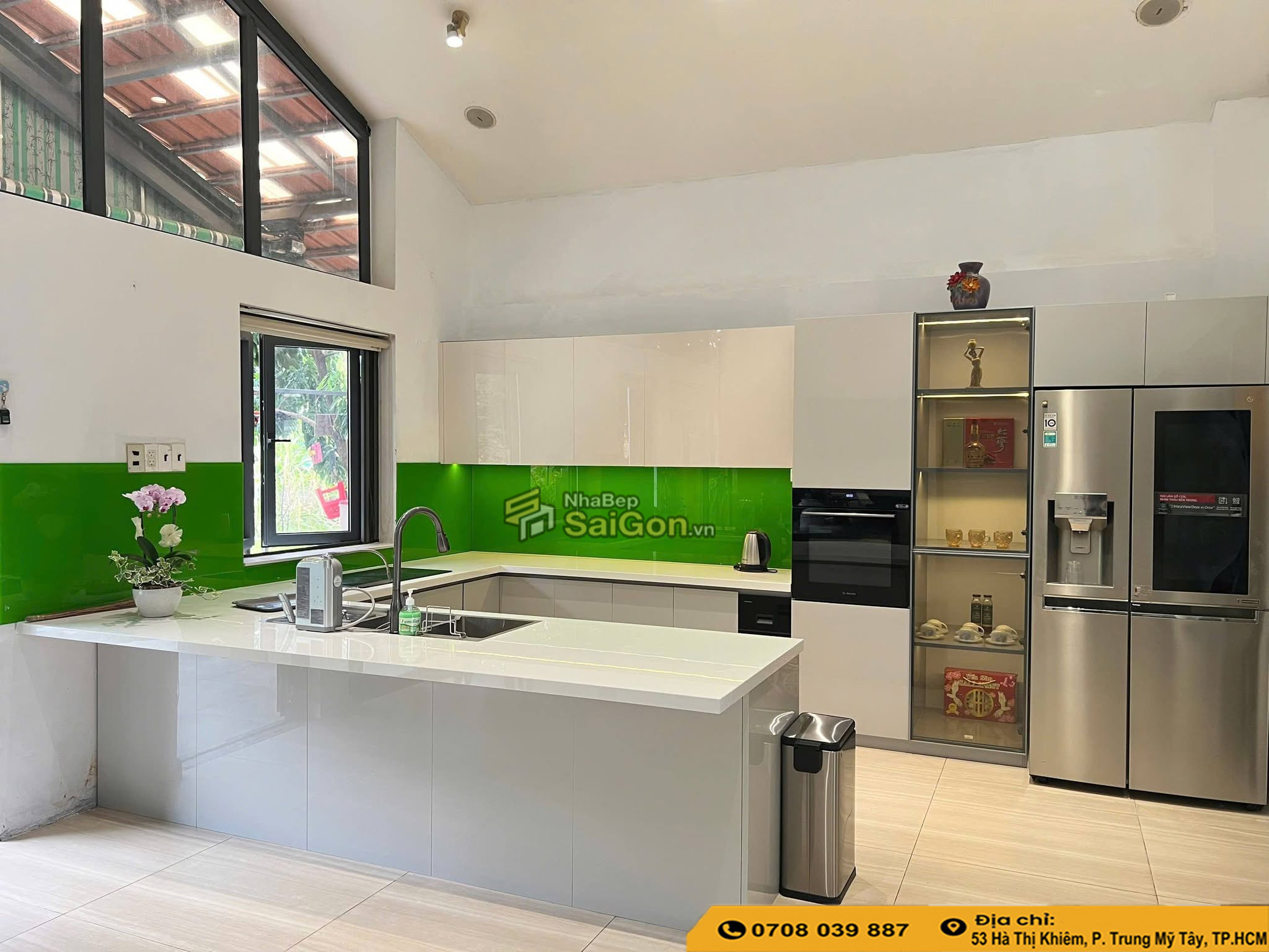 Tủ bếp nhựa giá dưới 20 triệu