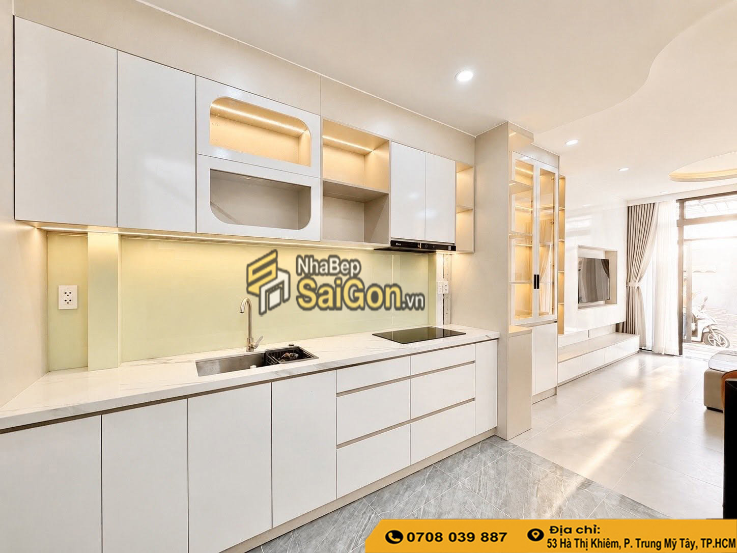 Thiết kế bếp hiện đại Bình Thạnh