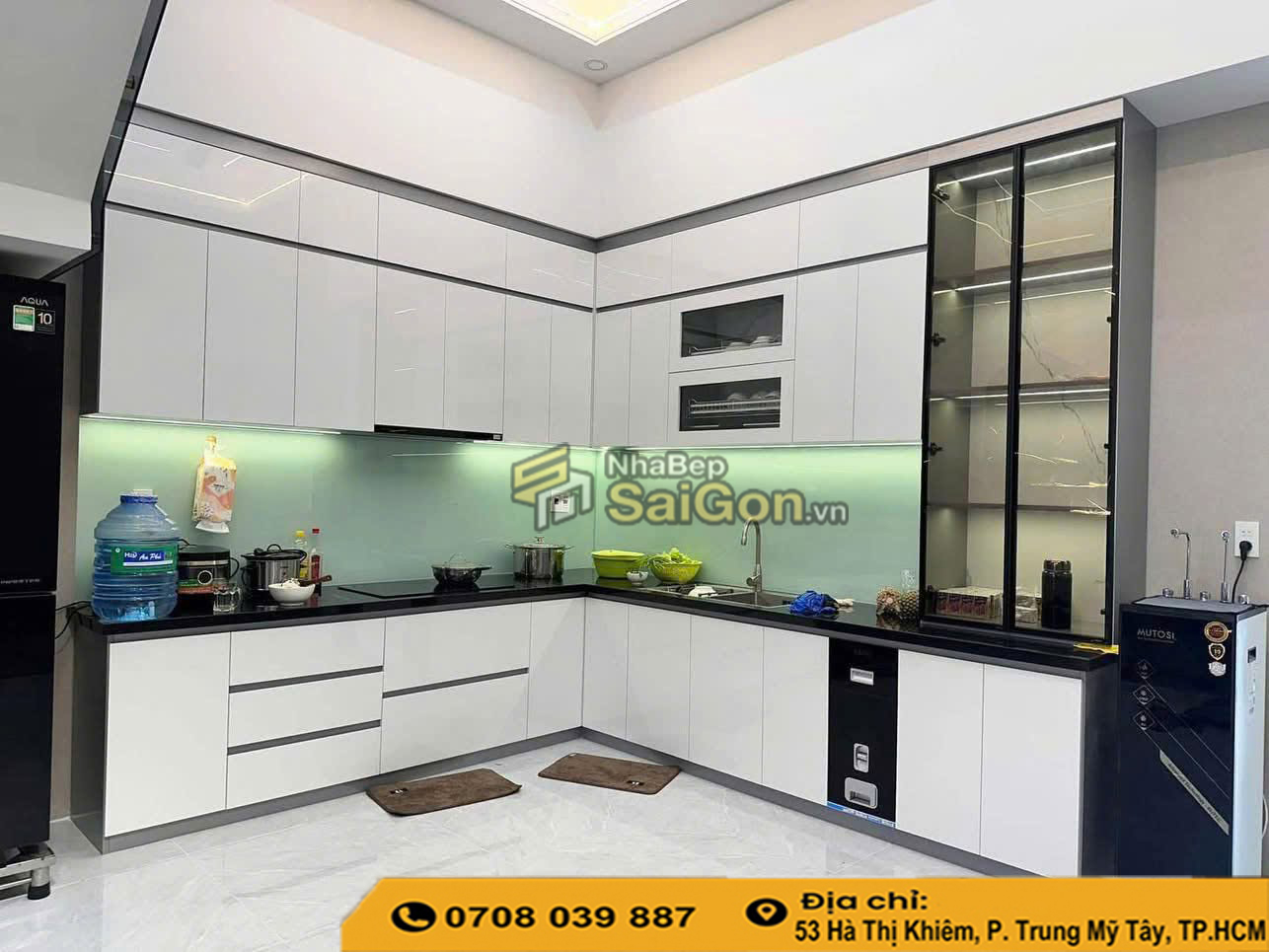 Tủ bếp nhựa giá dưới 20 triệu