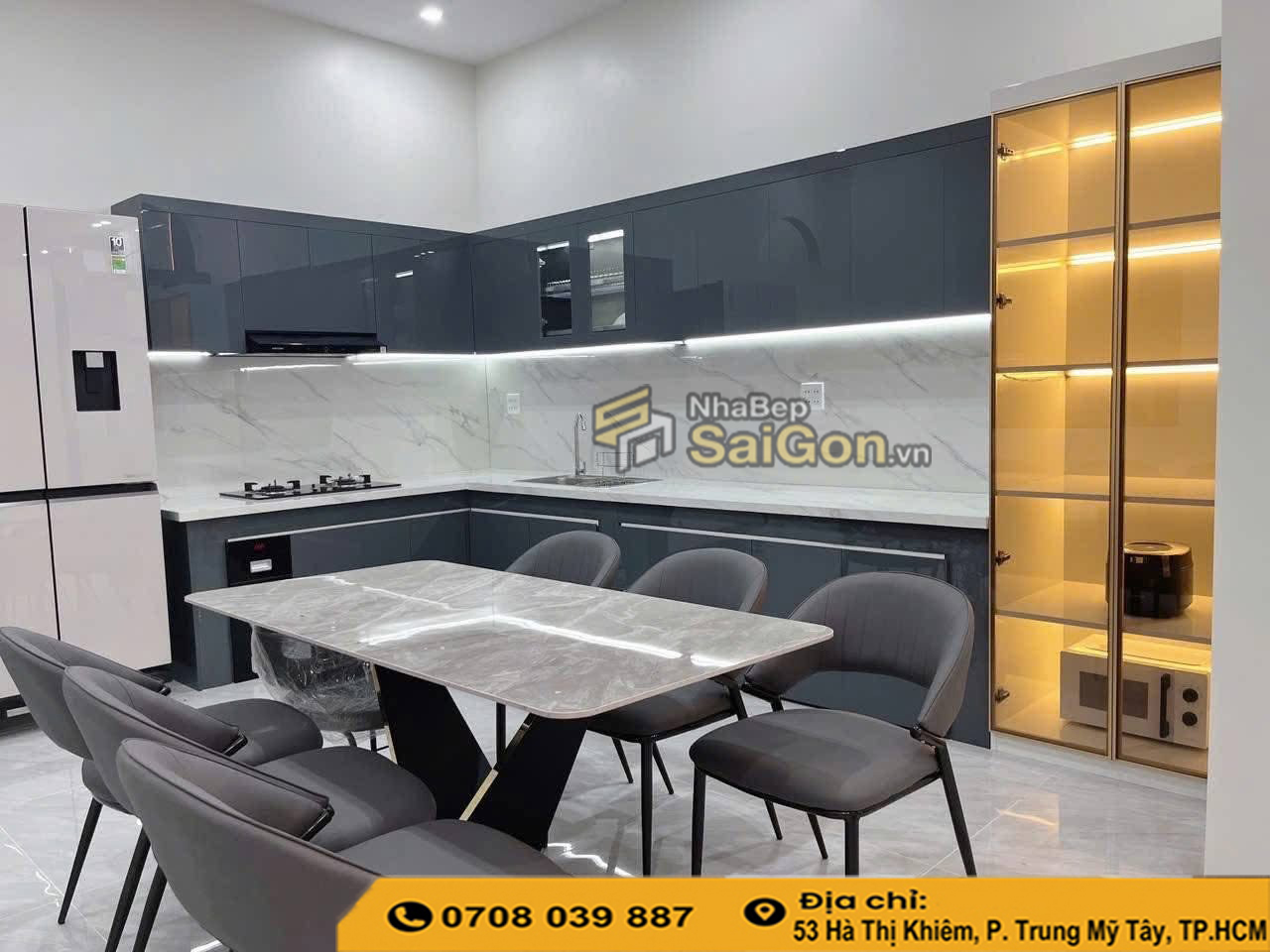 Tủ bếp nhựa PVC